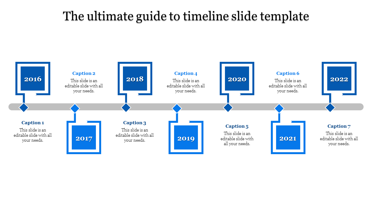 Creative Timeline Presentation PPT and Google Slides Template 